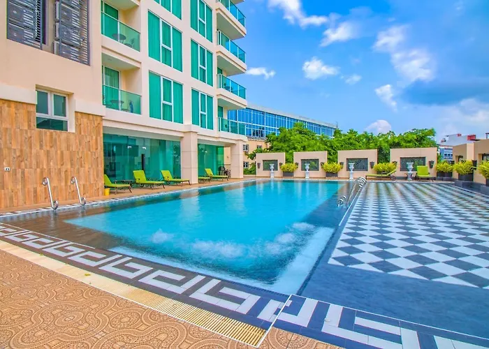 Suite Apartment In City Garden Tower Pool, Sauna & Gym 1 Km From Walking Street