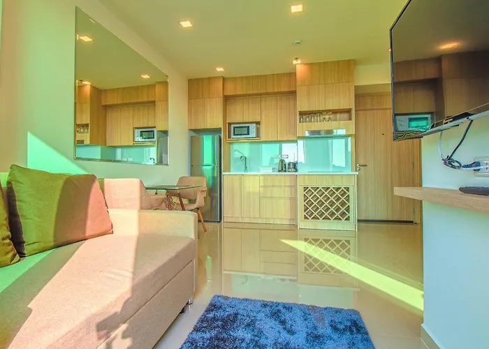 Suite Apartment In City Garden Tower Pool, Sauna & Gym 1 Km From Walking Street
